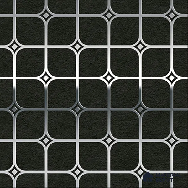 Highlighter Tiles  Tile TL 07252 B Plana 8017 GLM (Silver) 1 ft x 1 ft Ceramic Matte Finish - 9 mm  | 2 mm Spacer is Mandatory (Sample)